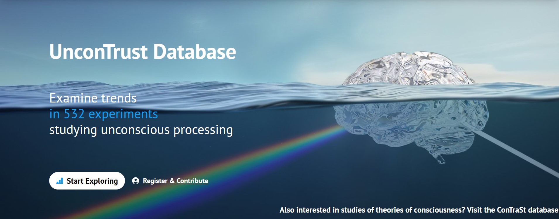 The UnconTrust Database for Studies of Unconscious Processing