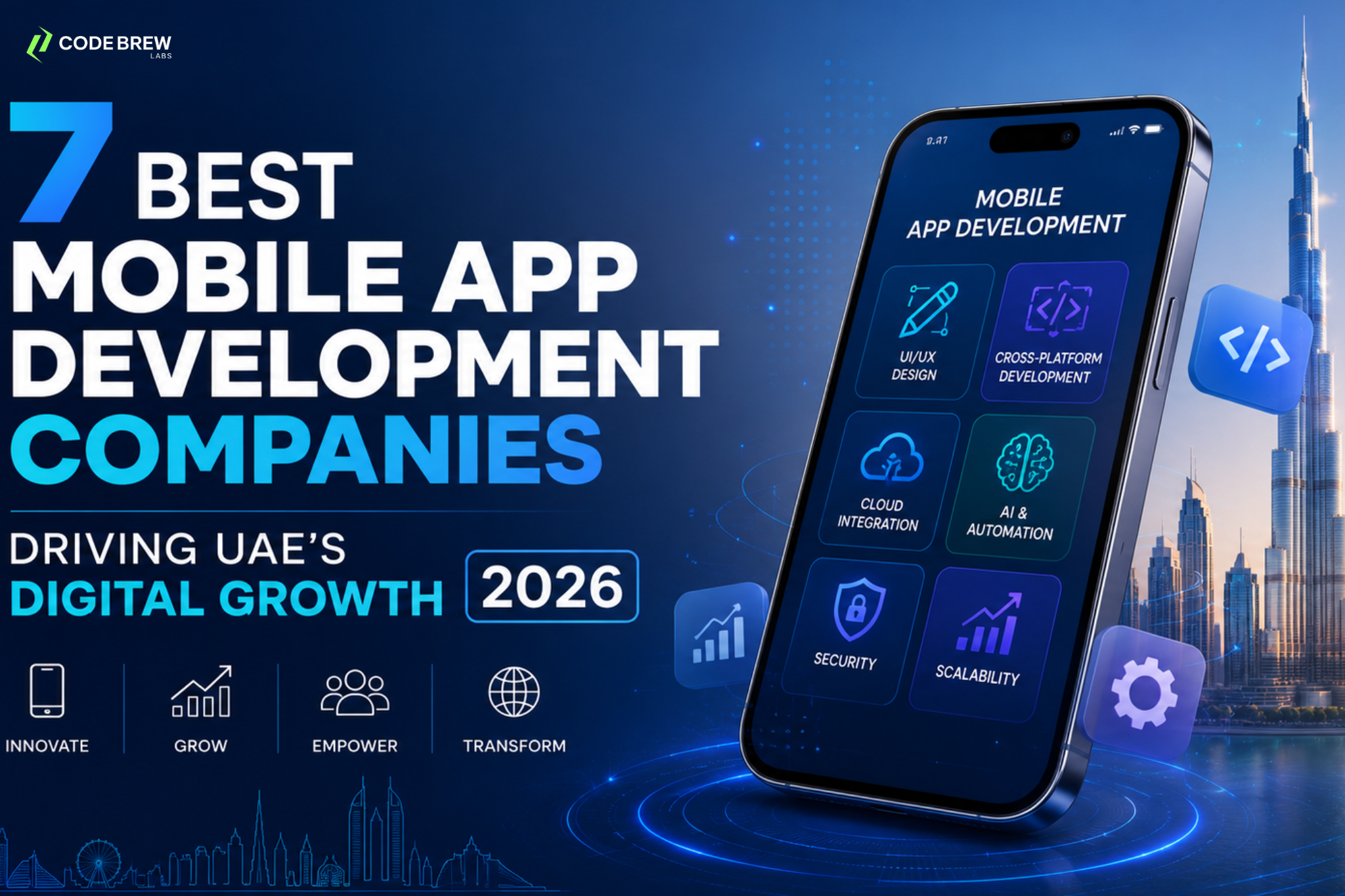 7 Best Mobile App Development Companies Driving UAE's Digital Growth 2026
