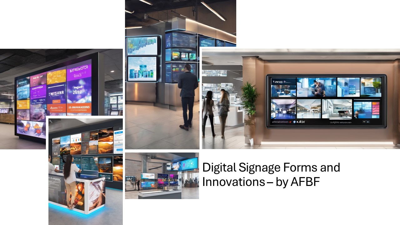 Digital Signage Forms and Innovations !