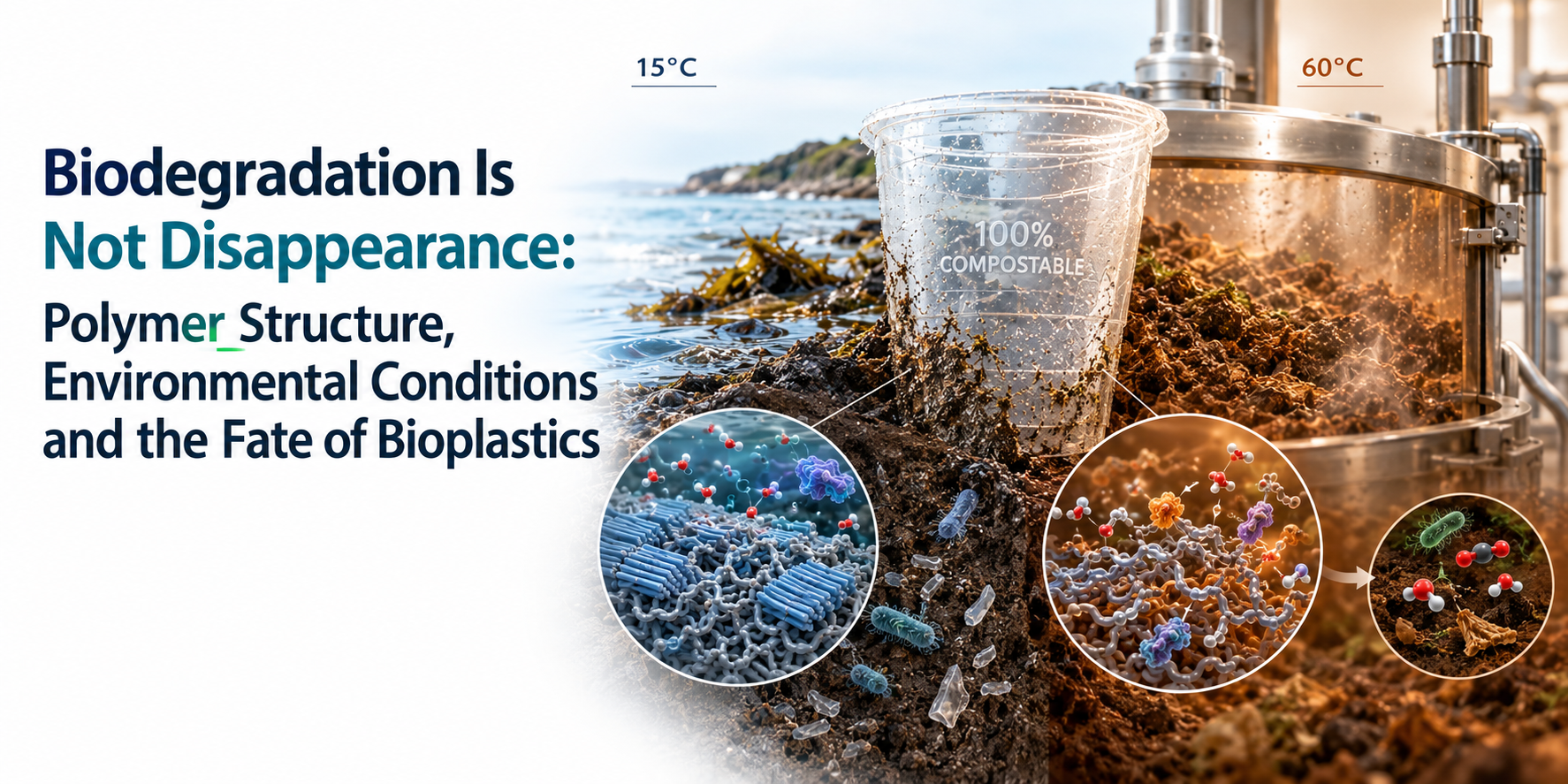 Biodegradation Is Not Disappearance: Polymer Structure, Environmental Conditions and the Fate of Bioplastics