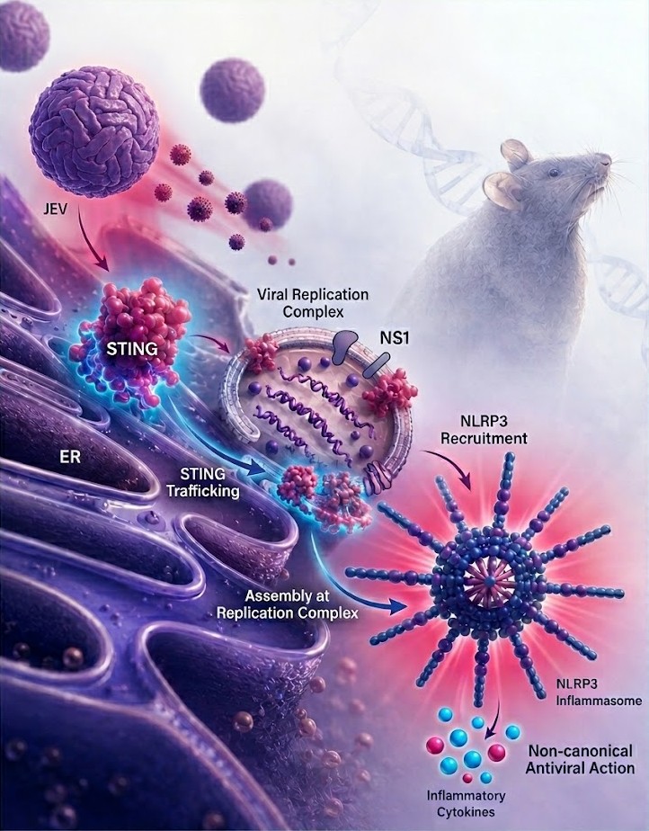 Uncovering a Non-Canonical Role of STING in Japanese Encephalitis Virus Infection