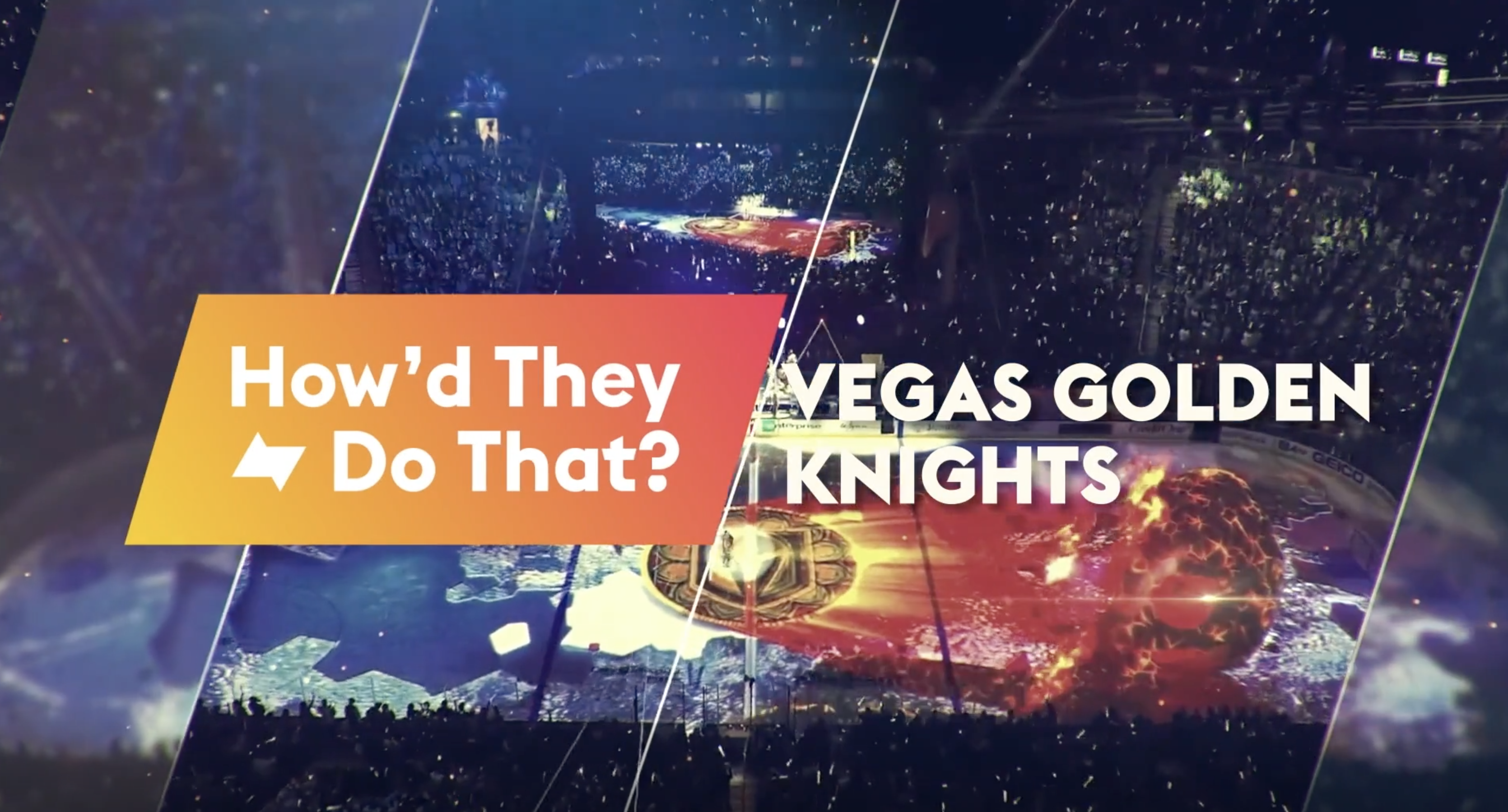 Vegas Golden Knights and Seattle Kraken bring AV to the forefront with projection mapping