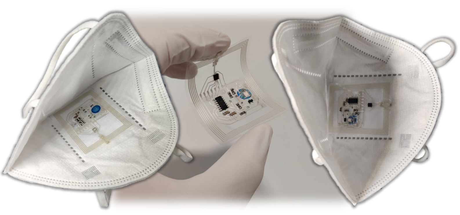 Smart facemask for wireless carbon dioxide monitoring