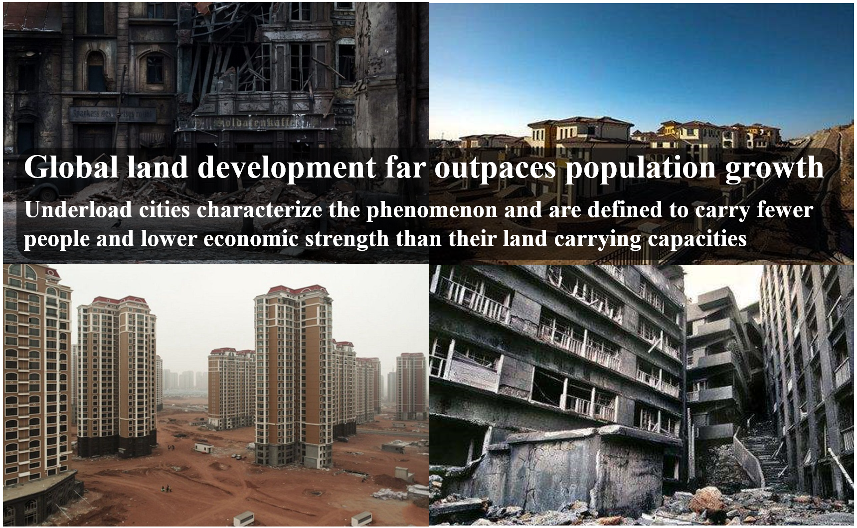 Underload city conceptual approach extending ghost city studies