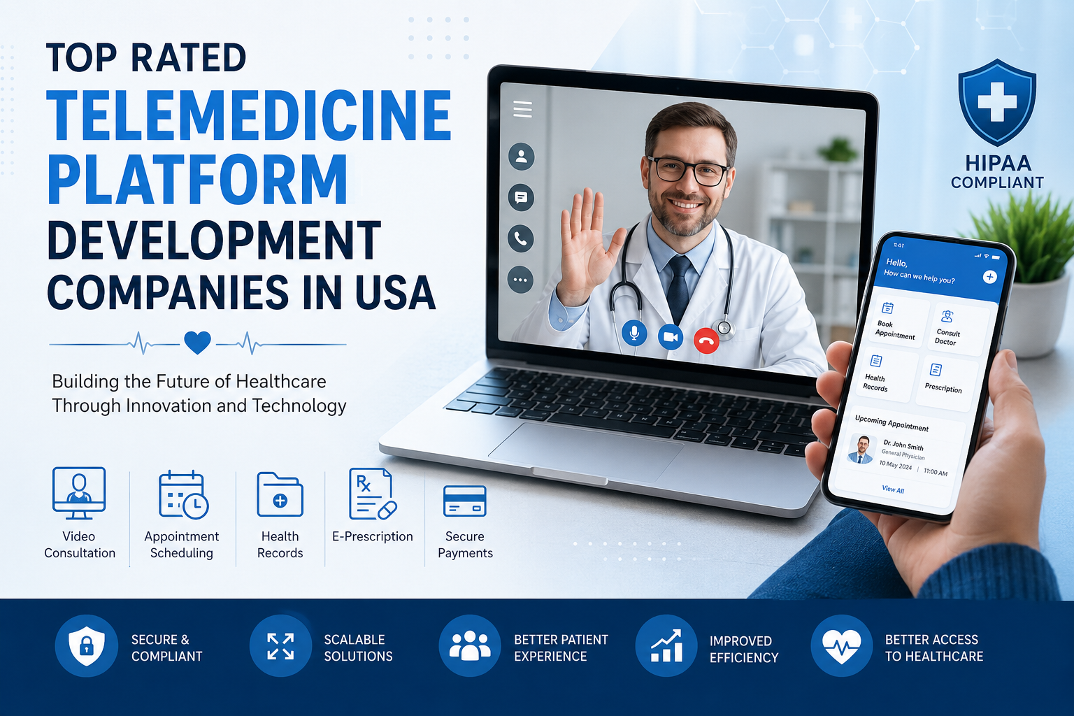 Top Telemedicine Platform Development Companies in USA