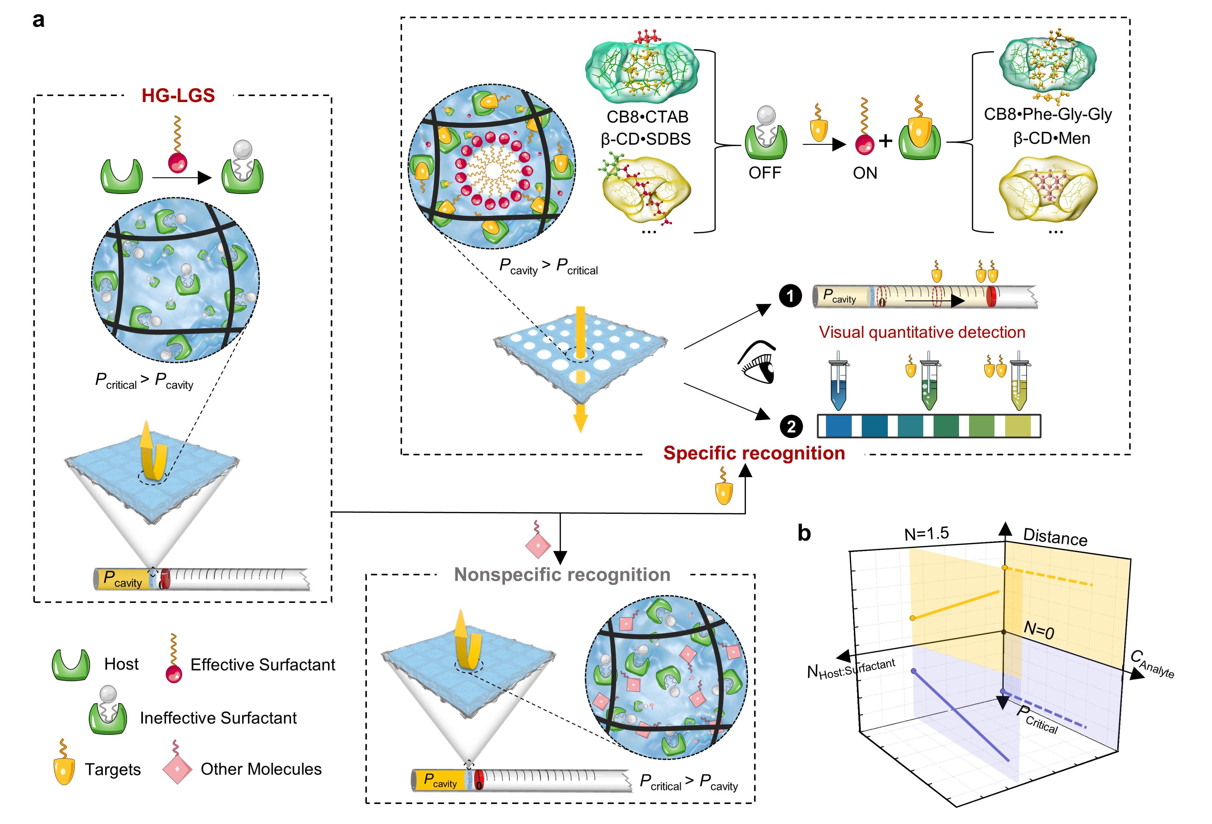 Host-Guest Liquid Gating Mechanism with Specific Recognition Interface Behavior for Universal Quantitative Chemical Detection