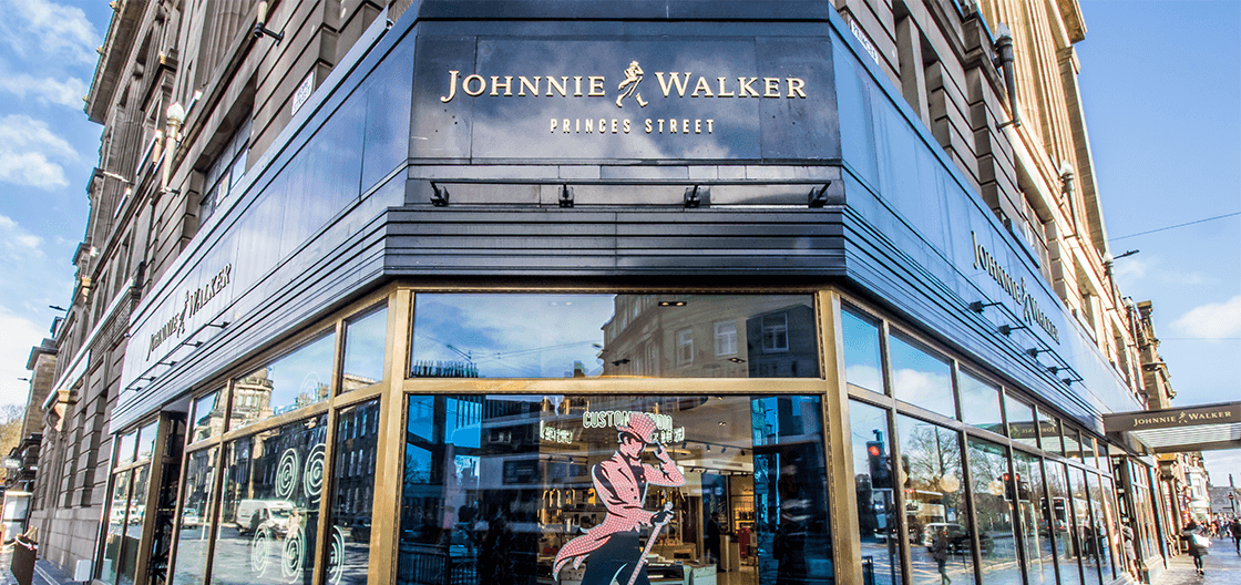 Getting the Johnnie Walker Experience at Johnnie Walker Princes Street