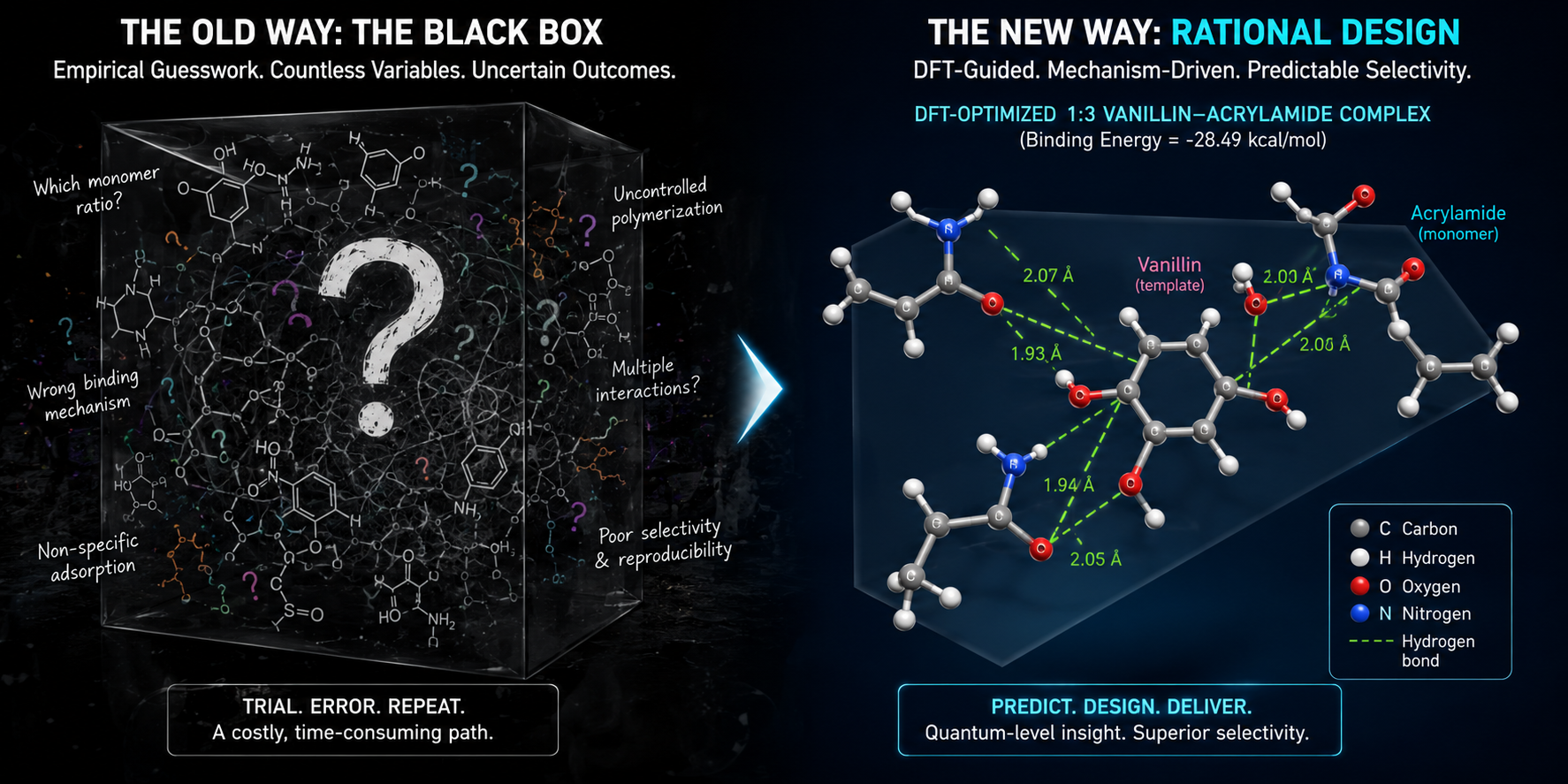 The Molecular Imprinting 'Black Box': Why We Stopped Guessing and Started Calculating Sensor Selectivity