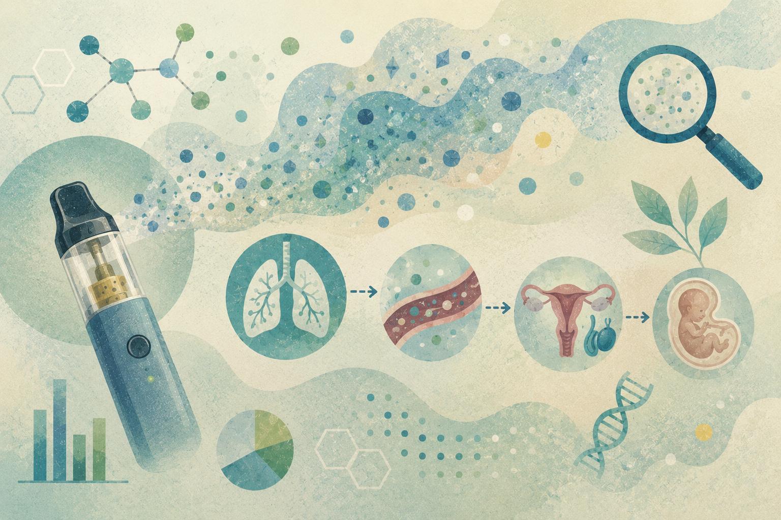 We need to confirm that e-cigarette doesn't produce microplastics during use