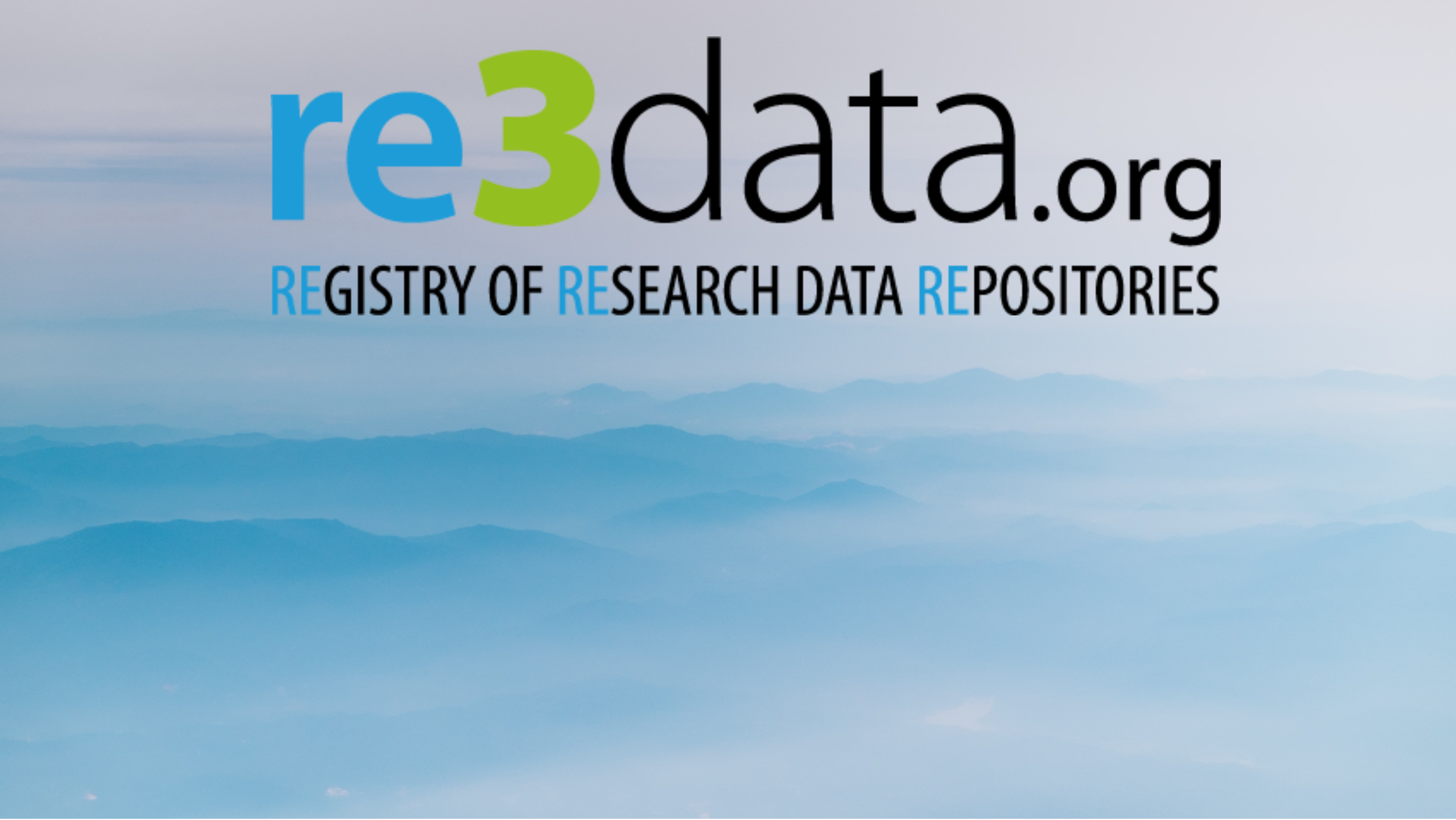 re3data - The Global Registry of Research Data Repositories