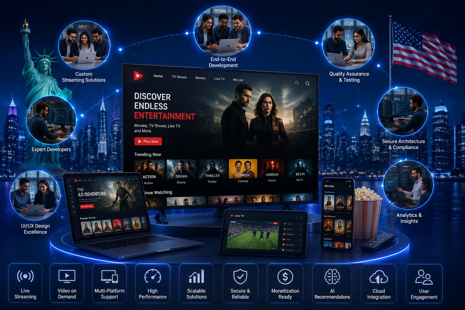 Top 10 Video Streaming App Development Companies in USA