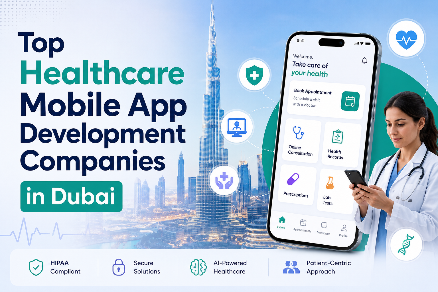 Top Healthcare Mobile App Development Companies in Dubai