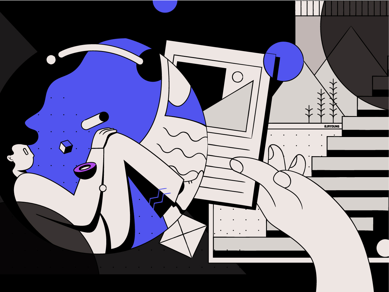 Our journey through a personal quest: How do social networks shape our perceptions? 