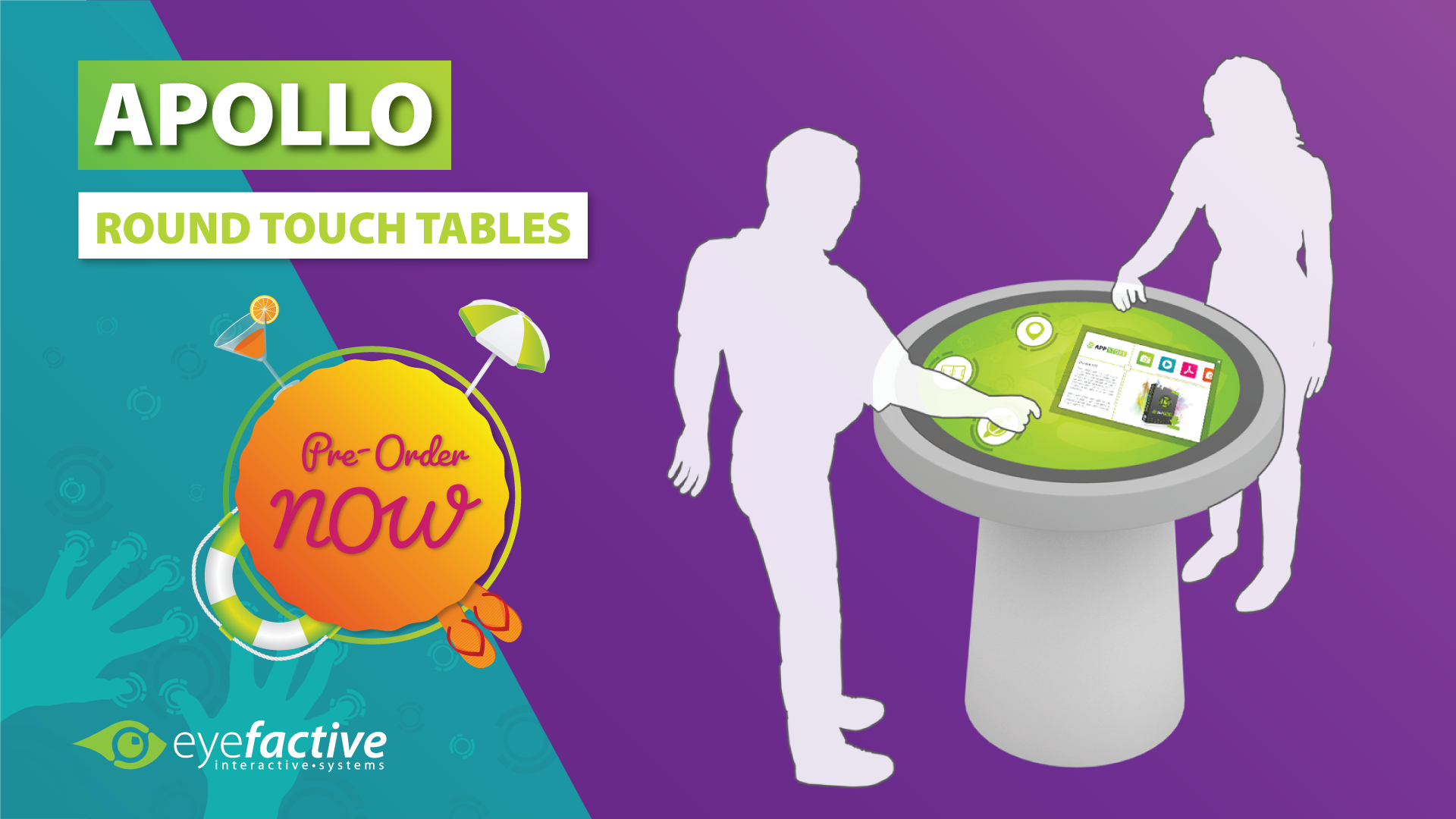 APOLLO – The 360° Round Touchscreen Table