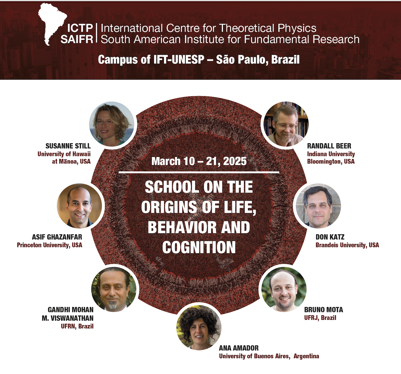 School on the Origins of Life, Behavior and Cognition 2025