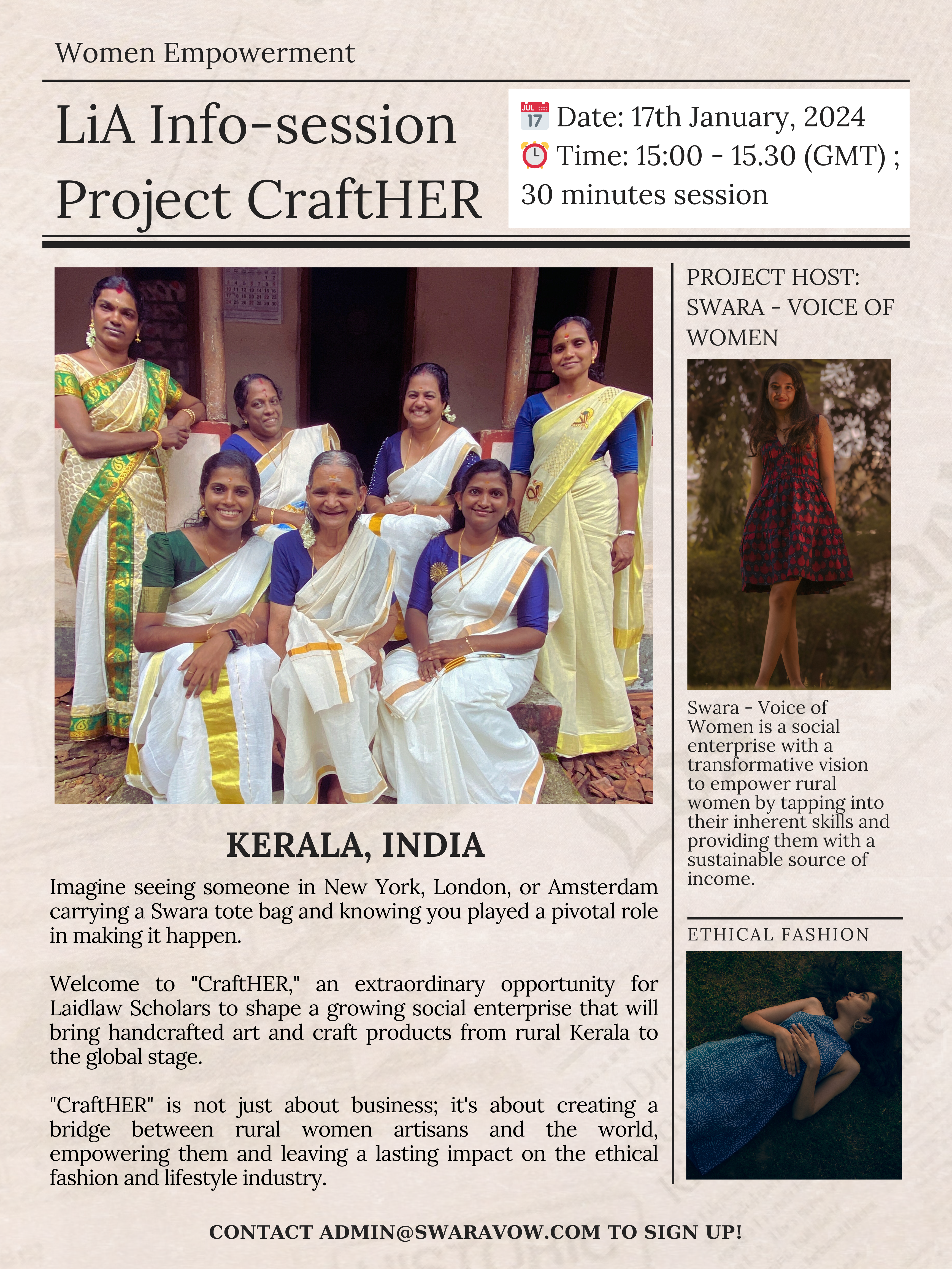 CraftHER LiA Information session