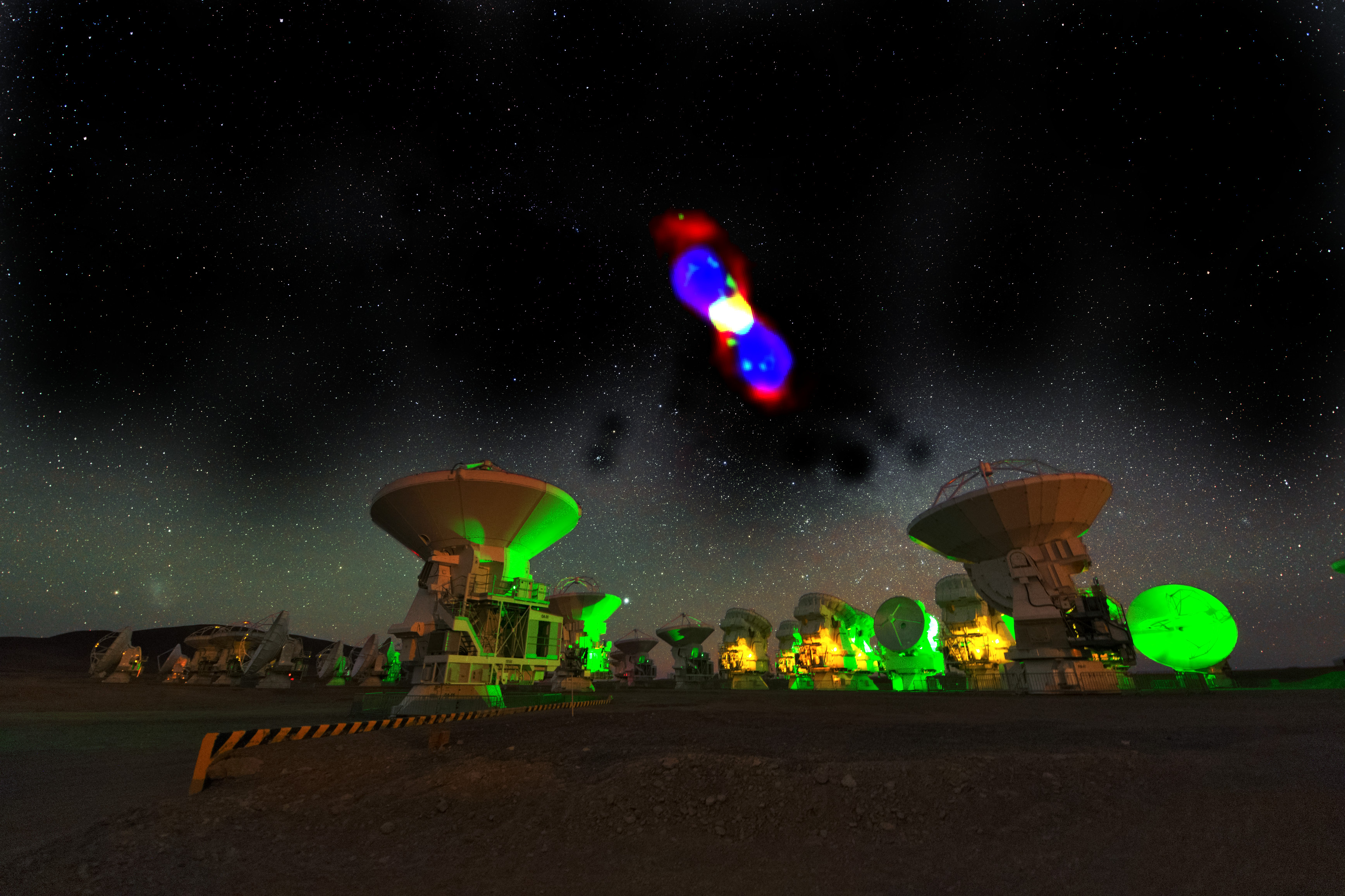Identifying the first radioactive molecule in space