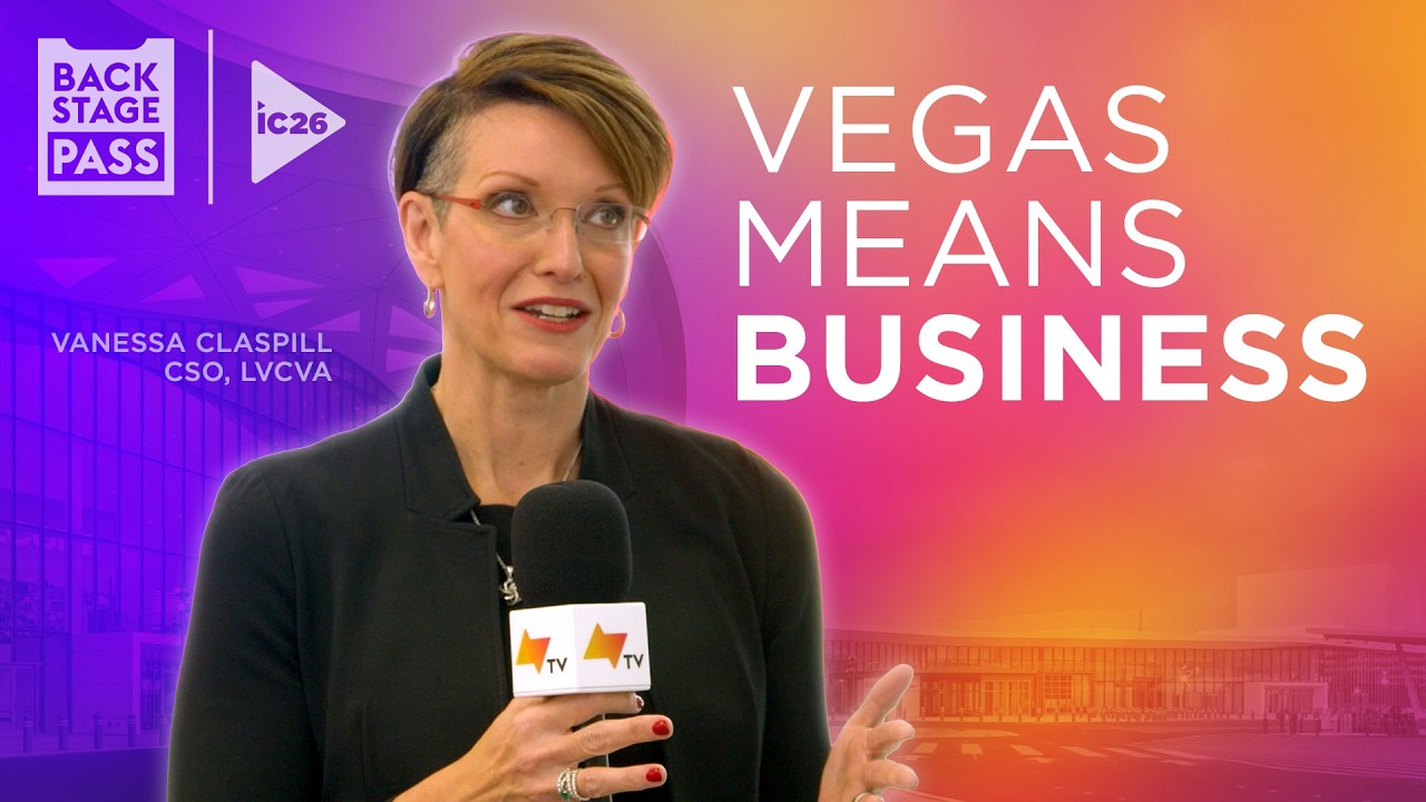 What to Expect in Las Vegas for InfoComm w/ LVCVA’s Vanessa Claspill | Backstage Pass: IC26