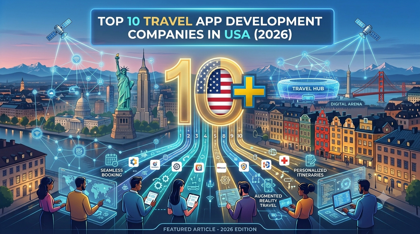 Top 10 Travel App Development Companies in USA (2026) | Best Travel App Developers