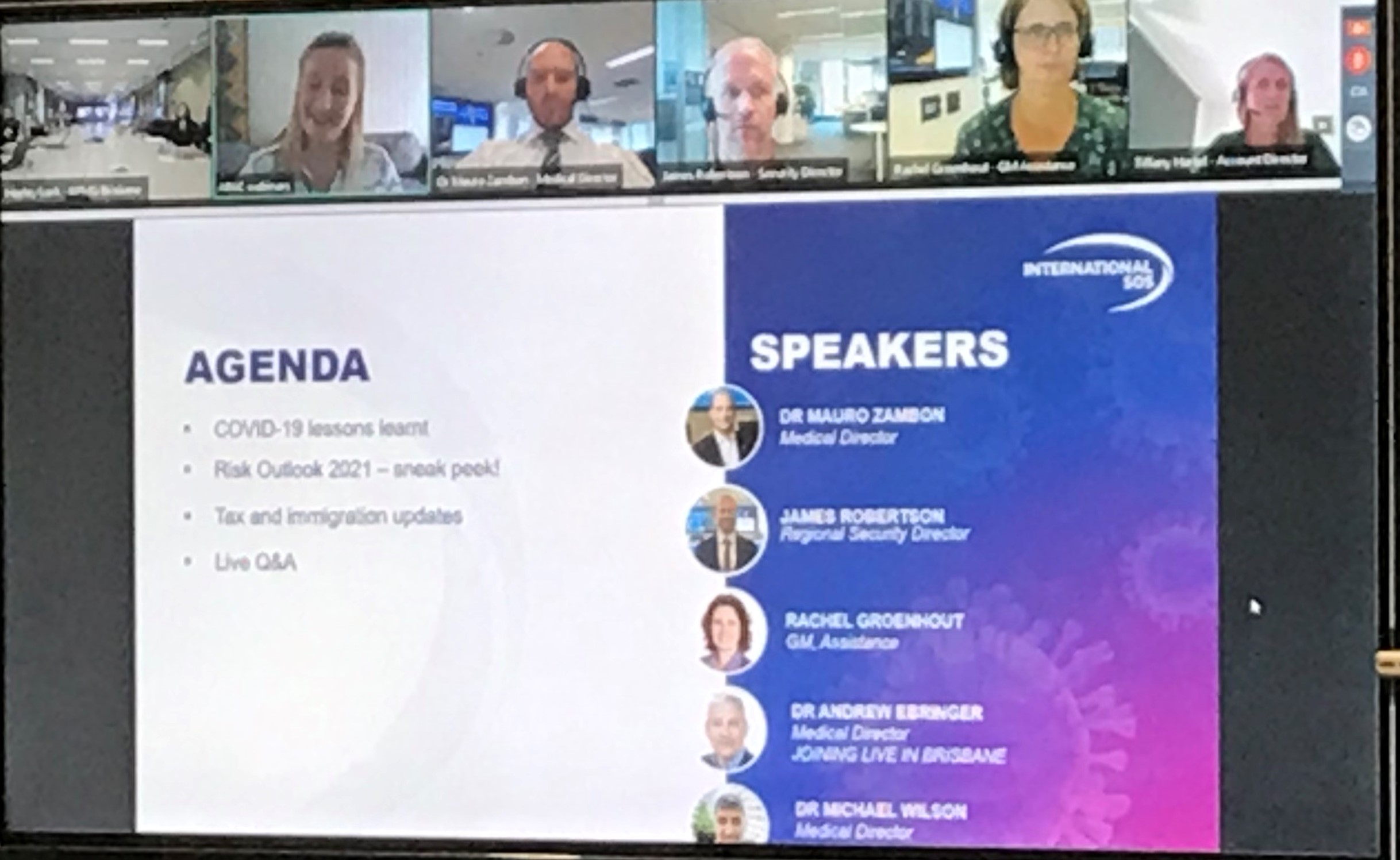 Summary COVID Lessons Learnt & Risk Outlook 2021 Preview 