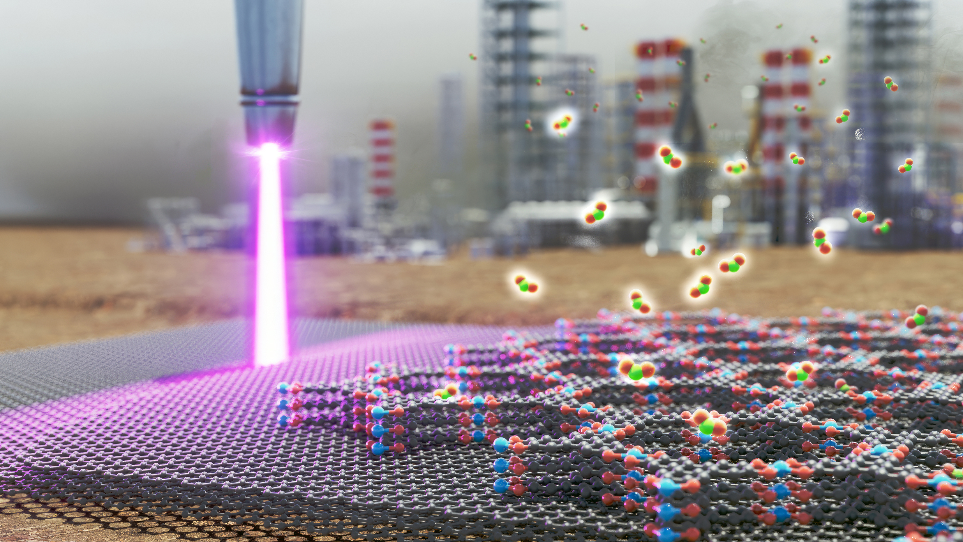 Semiconducting MOFs on Laser-Induced Graphene for NO2 Monitoring