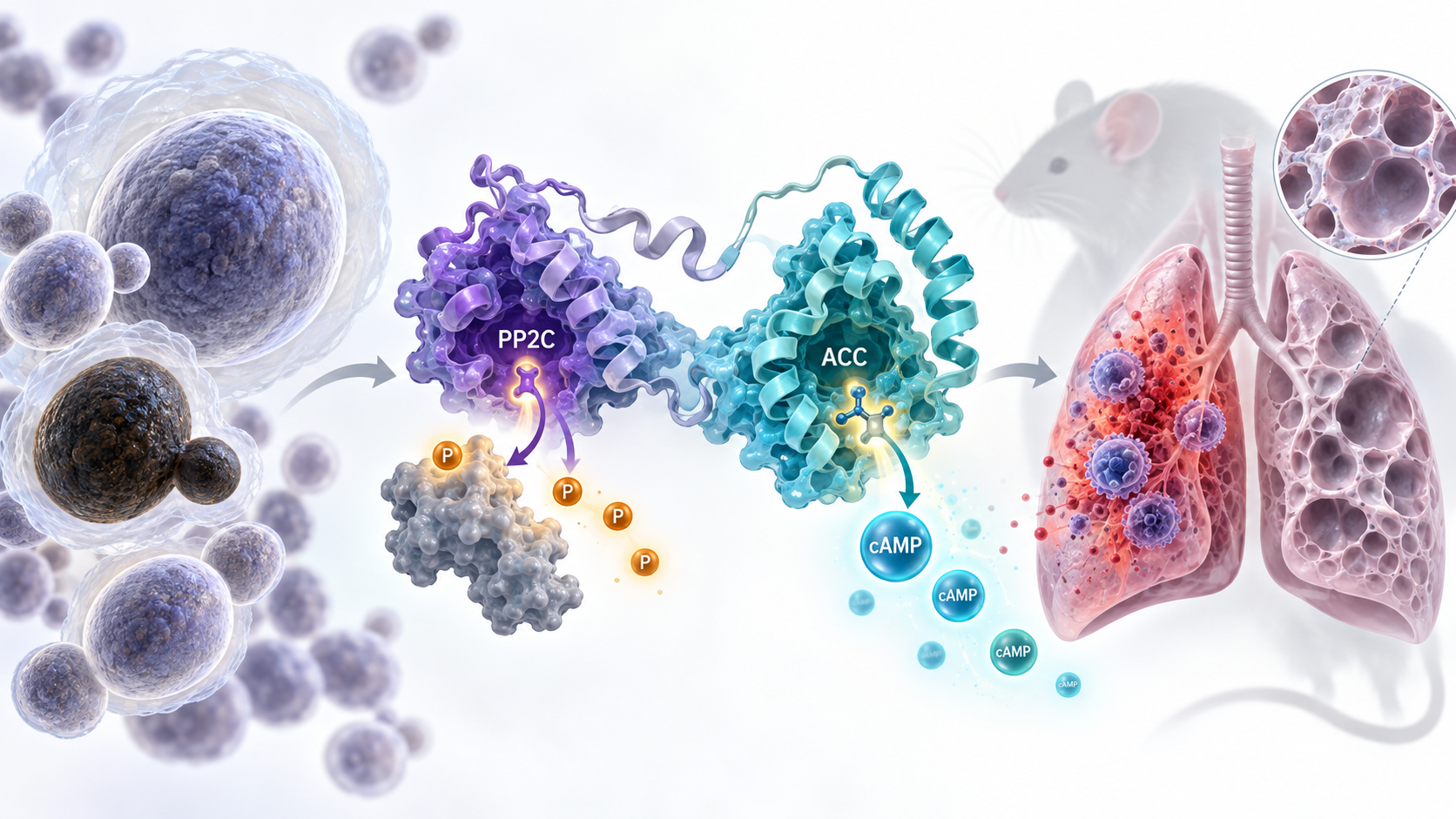 An enigmatic phosphatase domain links fungal signalling to disease outcome