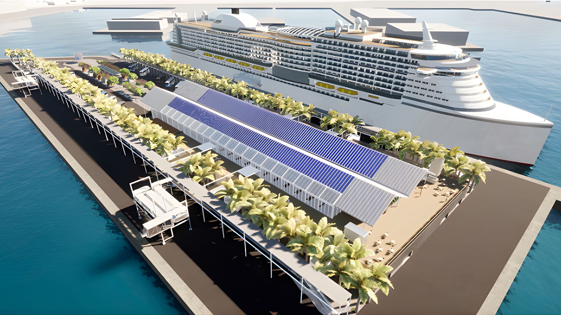 Global Ports Holding eleva la experiencia de cruceristas en Las Palmas Cruise Port con pantallas LED de LEDDREAM GROUP