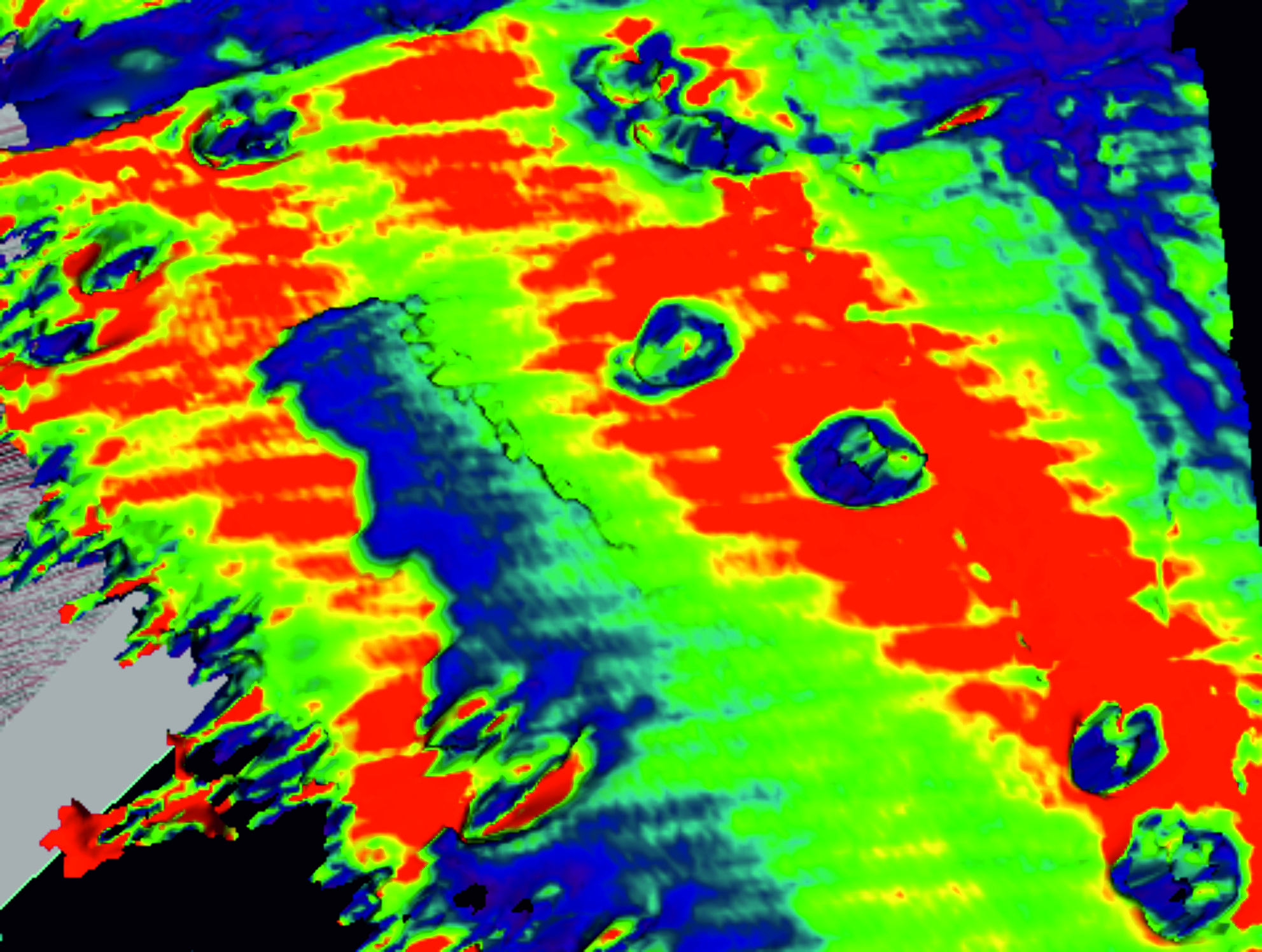 Methane vented through giant craters into oceans after climatic warming 