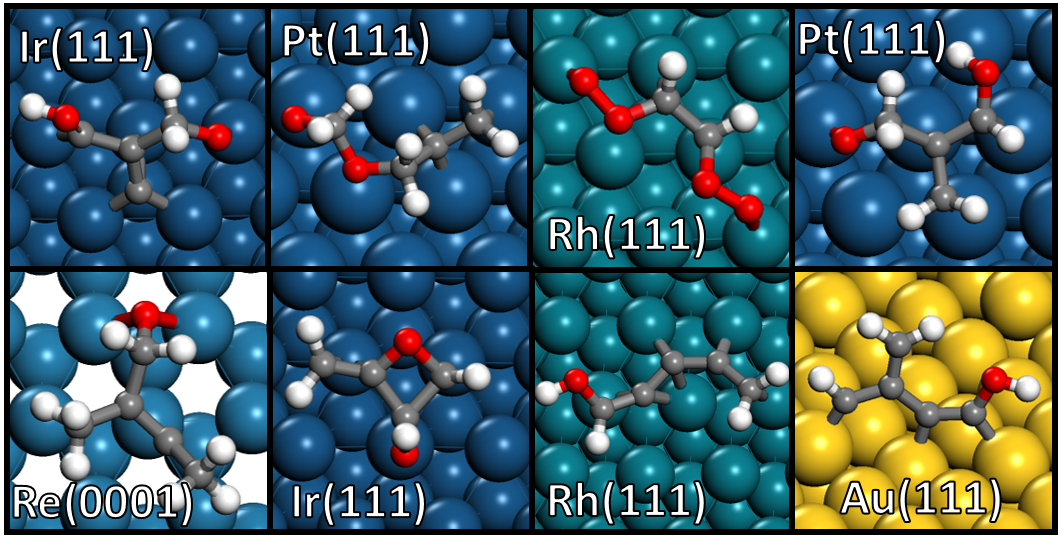 Building Large Adsorbate Configuration on Catalytic Surface