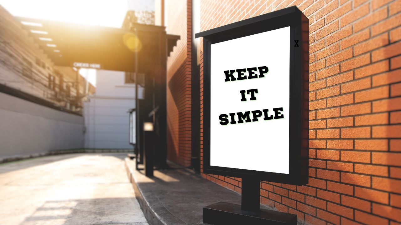 Streamlined Digital Menu Board Content