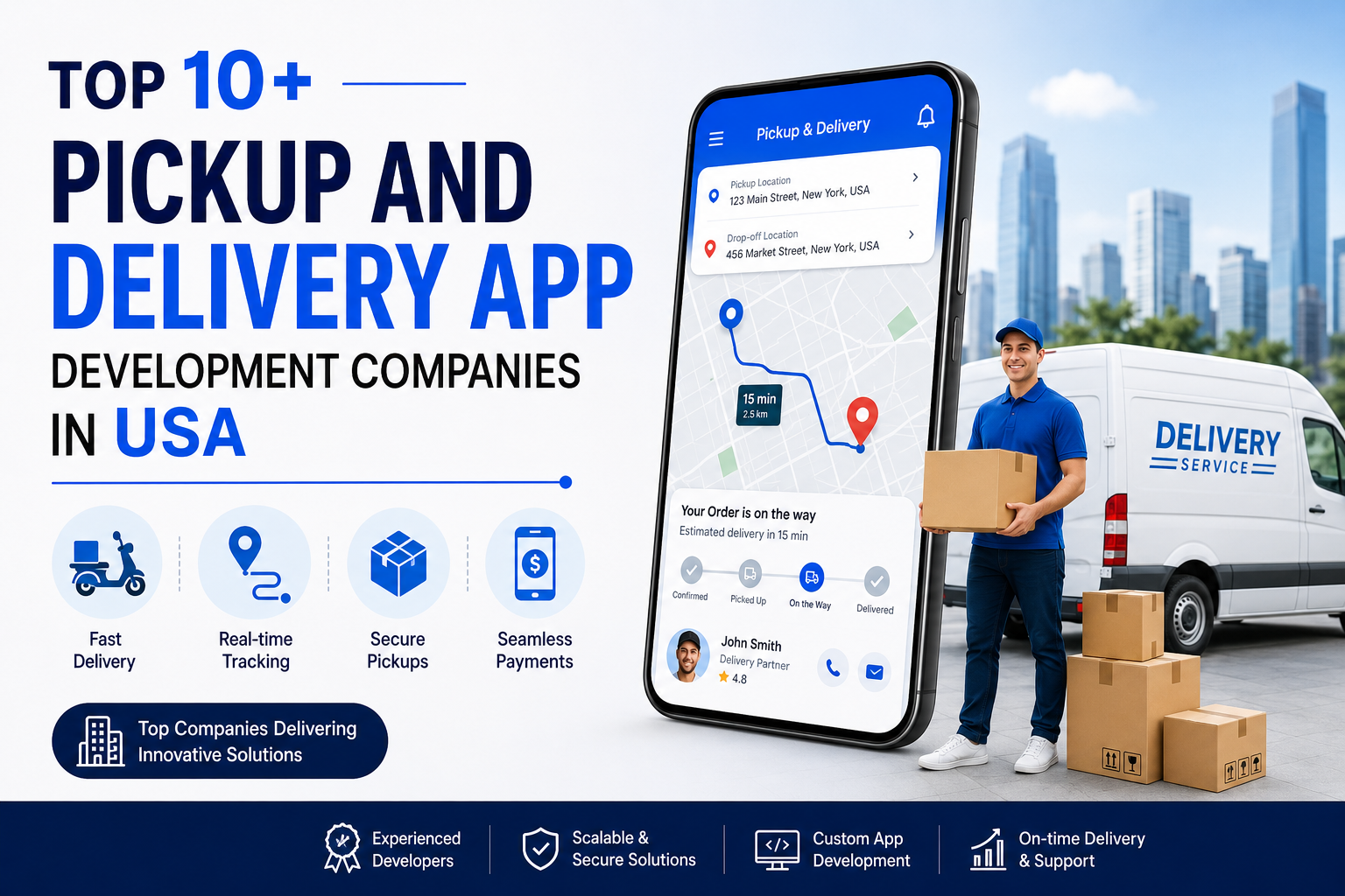 Top Pickup and Delivery App Development Companies