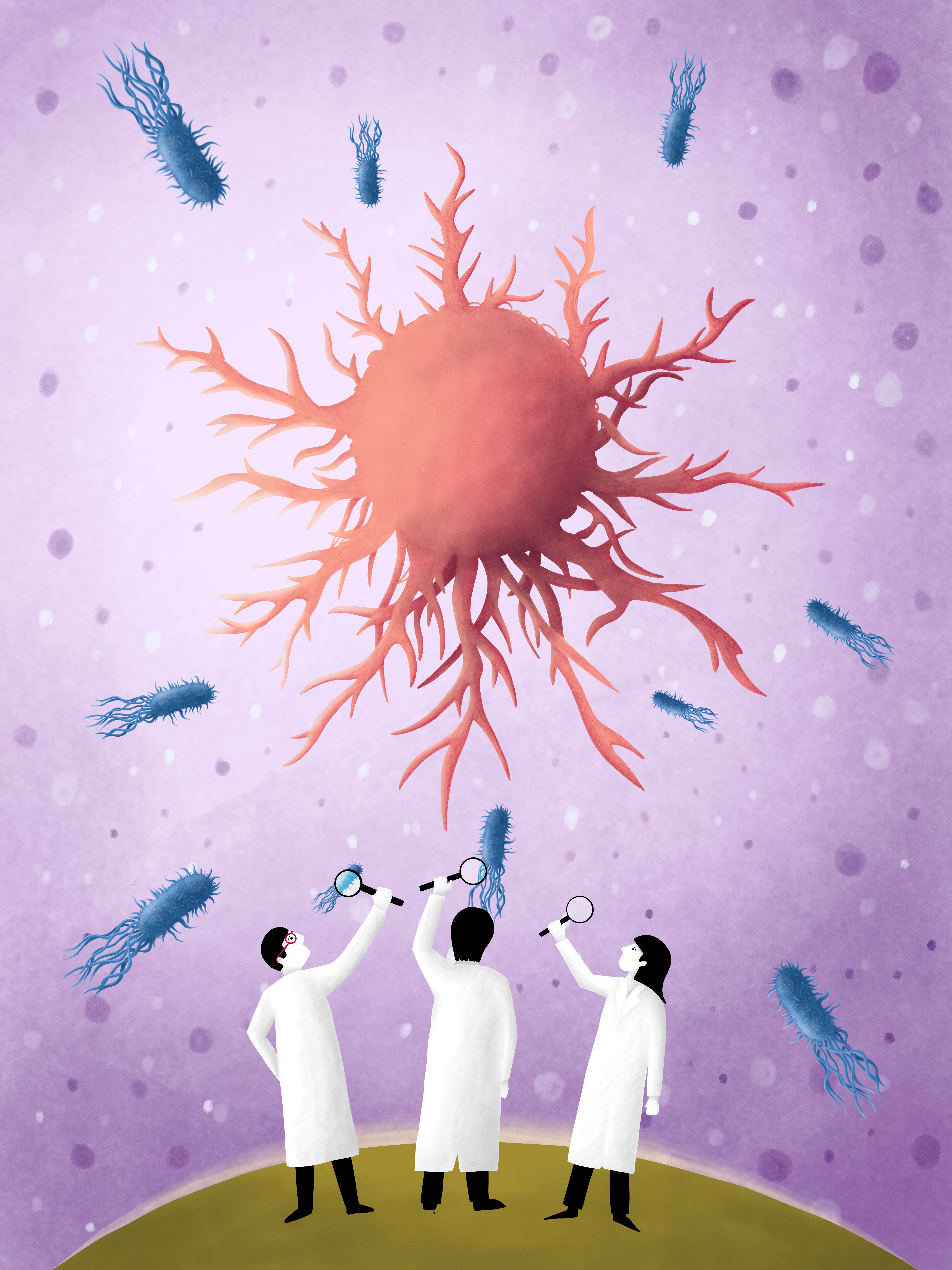 Impact/crosstalk of bacterial and viral species on cancer and cancer therapies