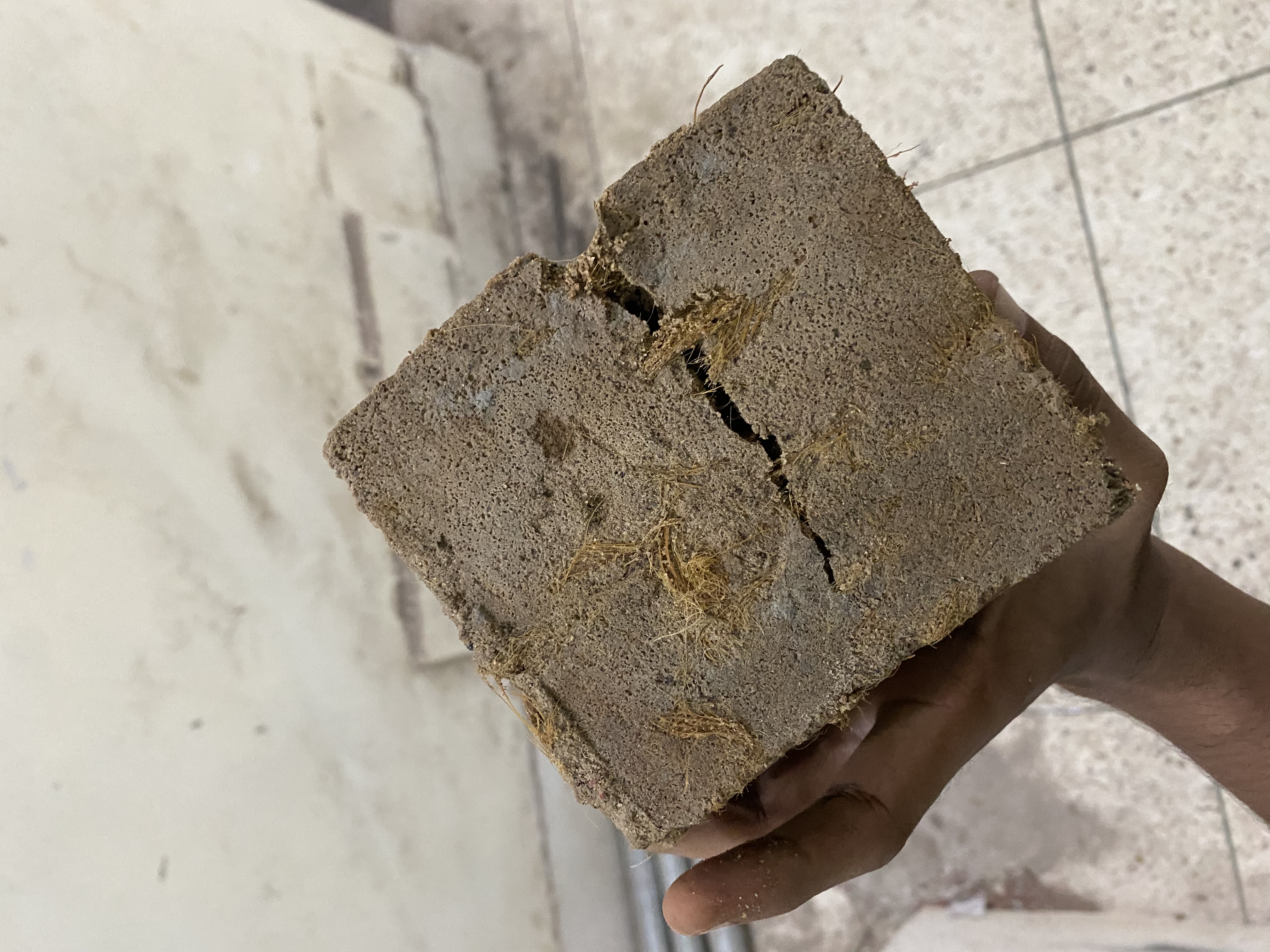 Suitability of using areca nut fiber as reinforcing material in compressed stabilized earth blocks (CSEB) for low-cost housing