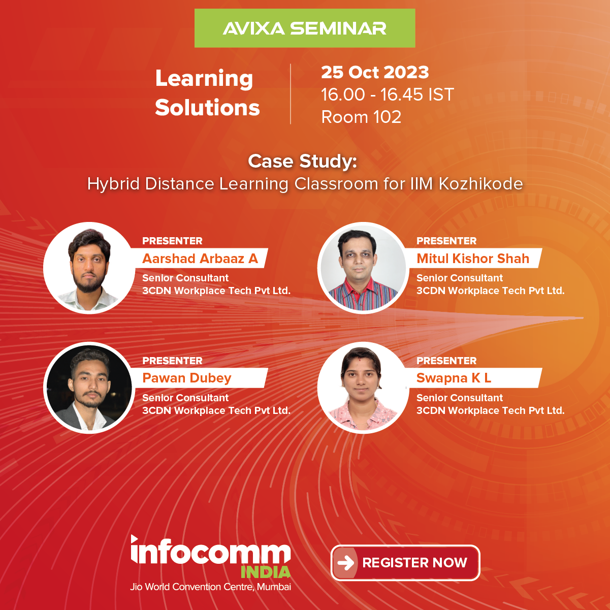 Day 1| AVIXA Seminar at InfoComm India