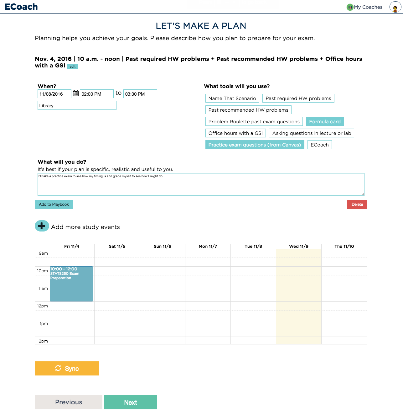 Let’s Make a Plan: Translational Research Shows Effectiveness of Rapid Exam Preparation Tool