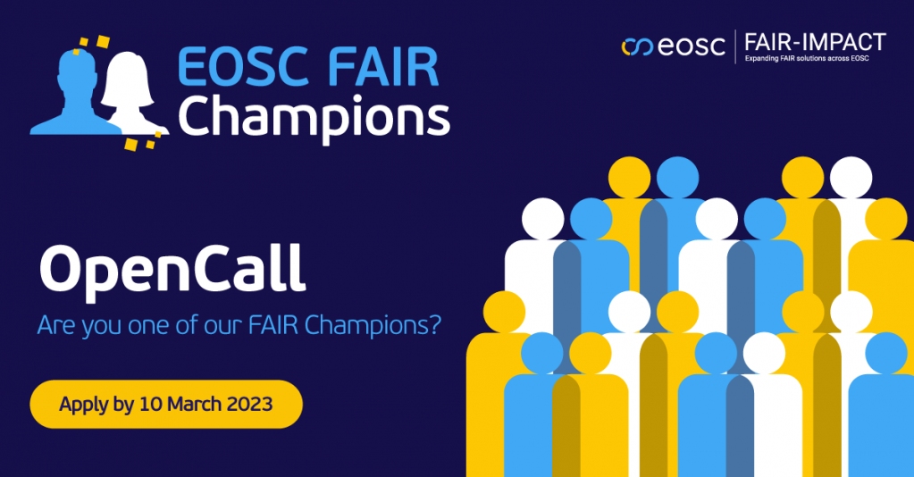 Open Call for European FAIR Champions