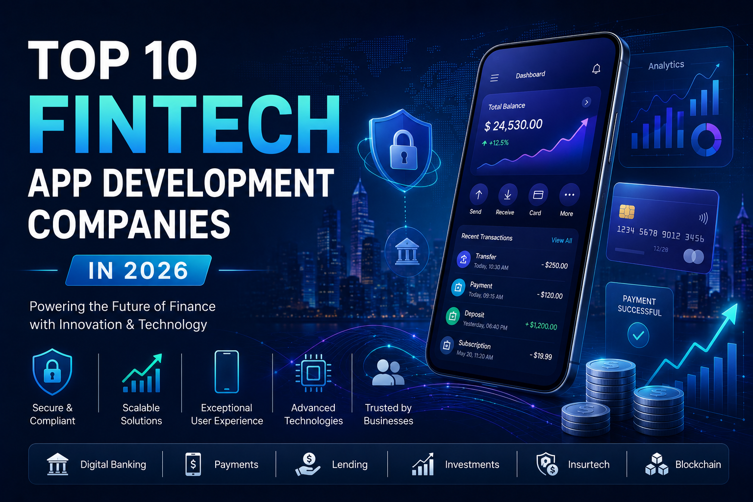 Top 10 Fintech App Development Companies in 2026