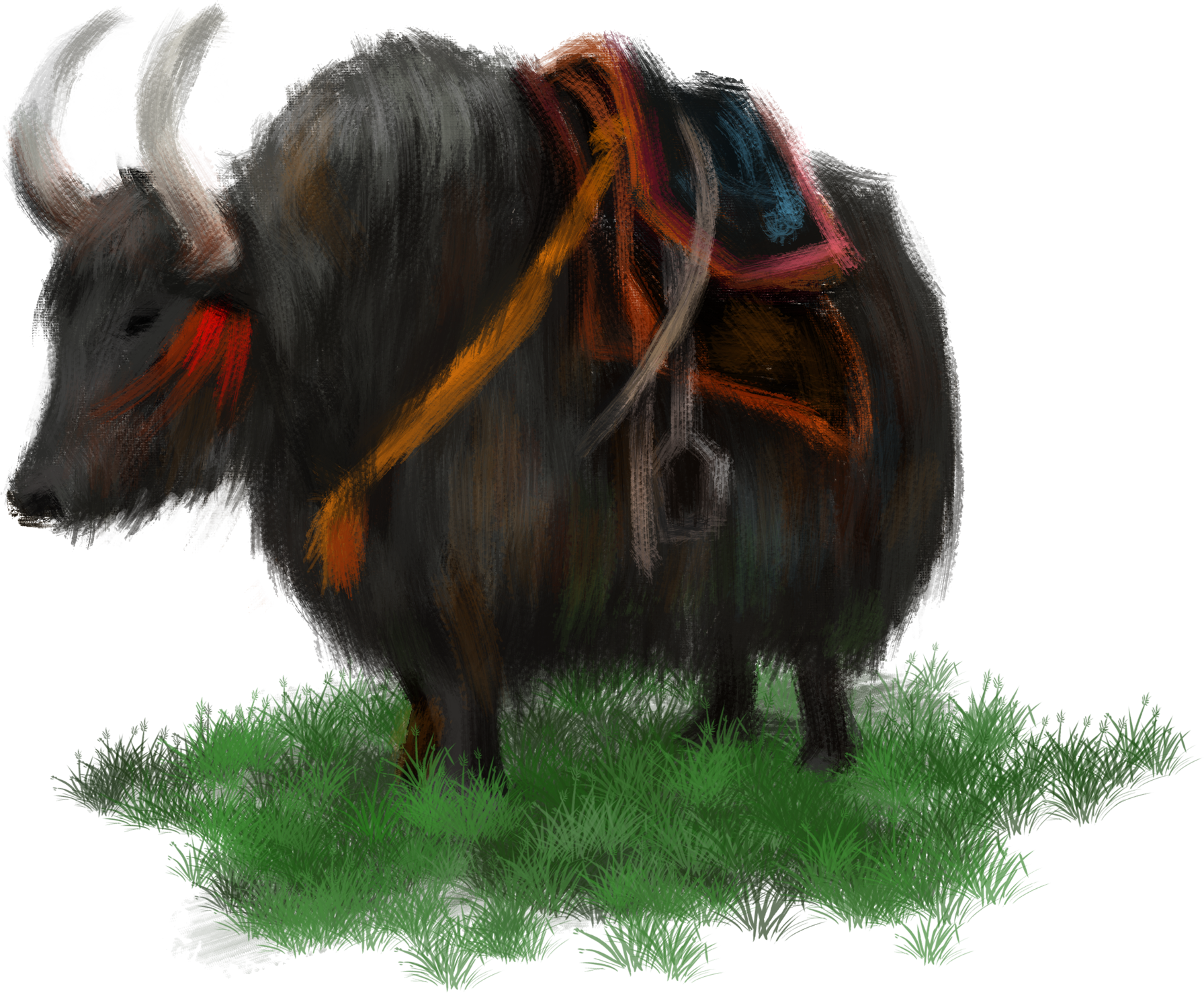 Evolutionary origin of genomic structural variations in domestic yaks