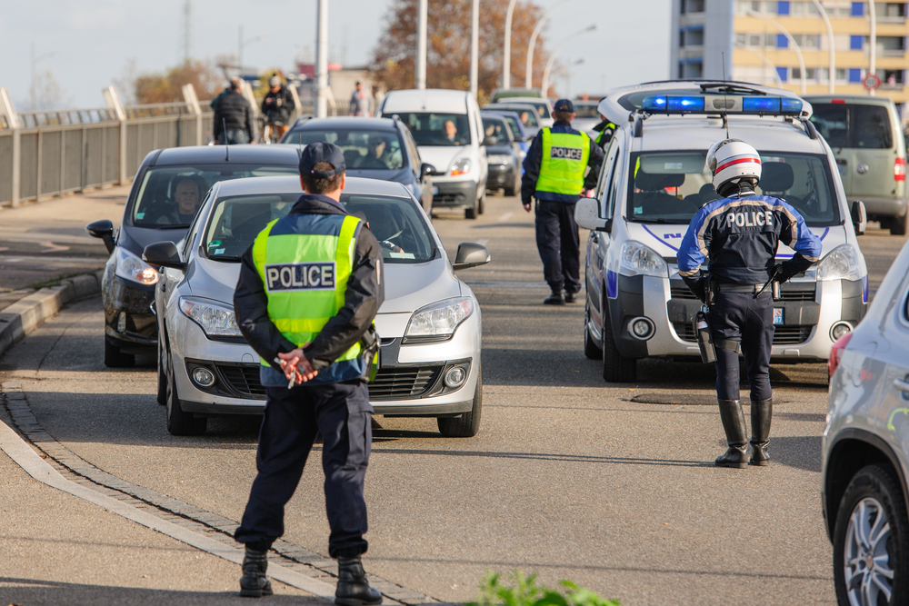 Are police checks equivalent to border checks banned? 