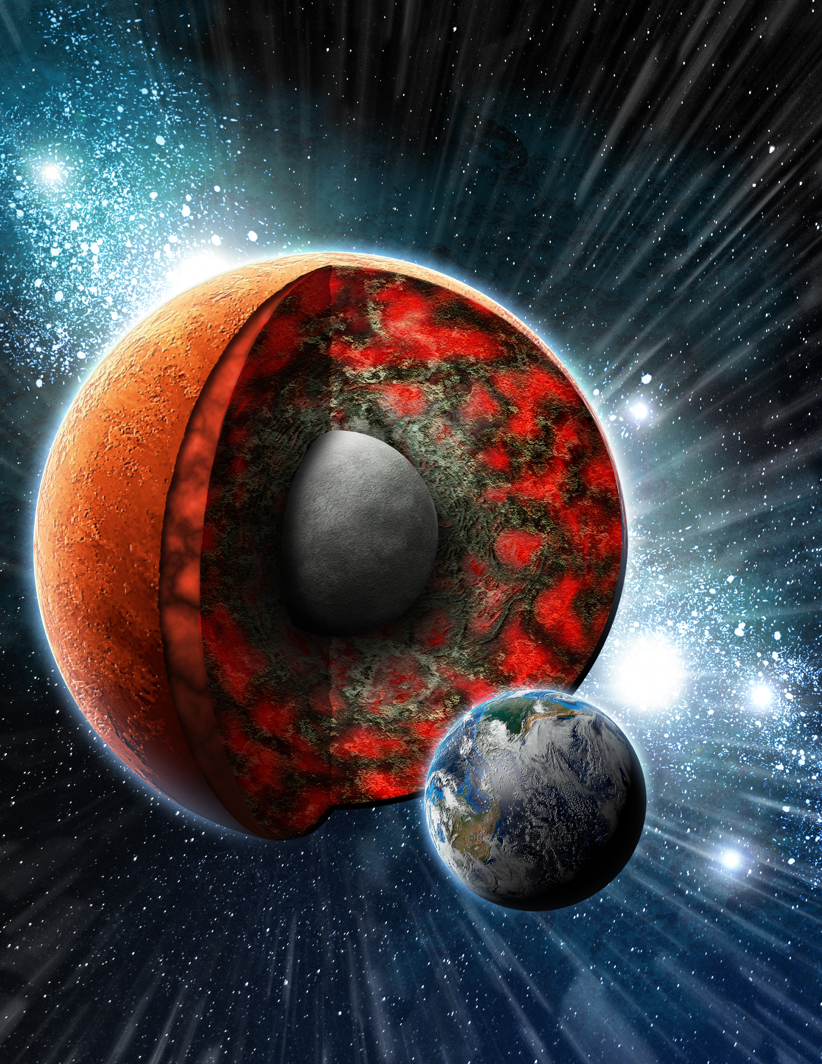 Using giant lasers to understand material properties inside extrasolar planets