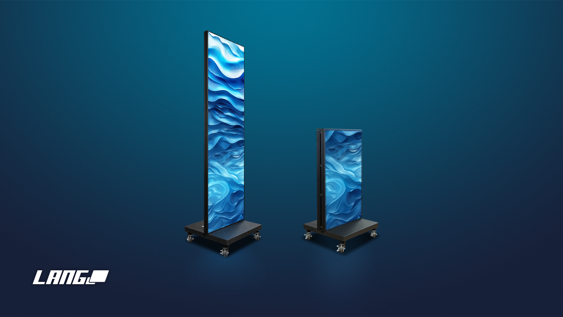 FOLDSTER – The LED Poster With A (Vertical) Twist