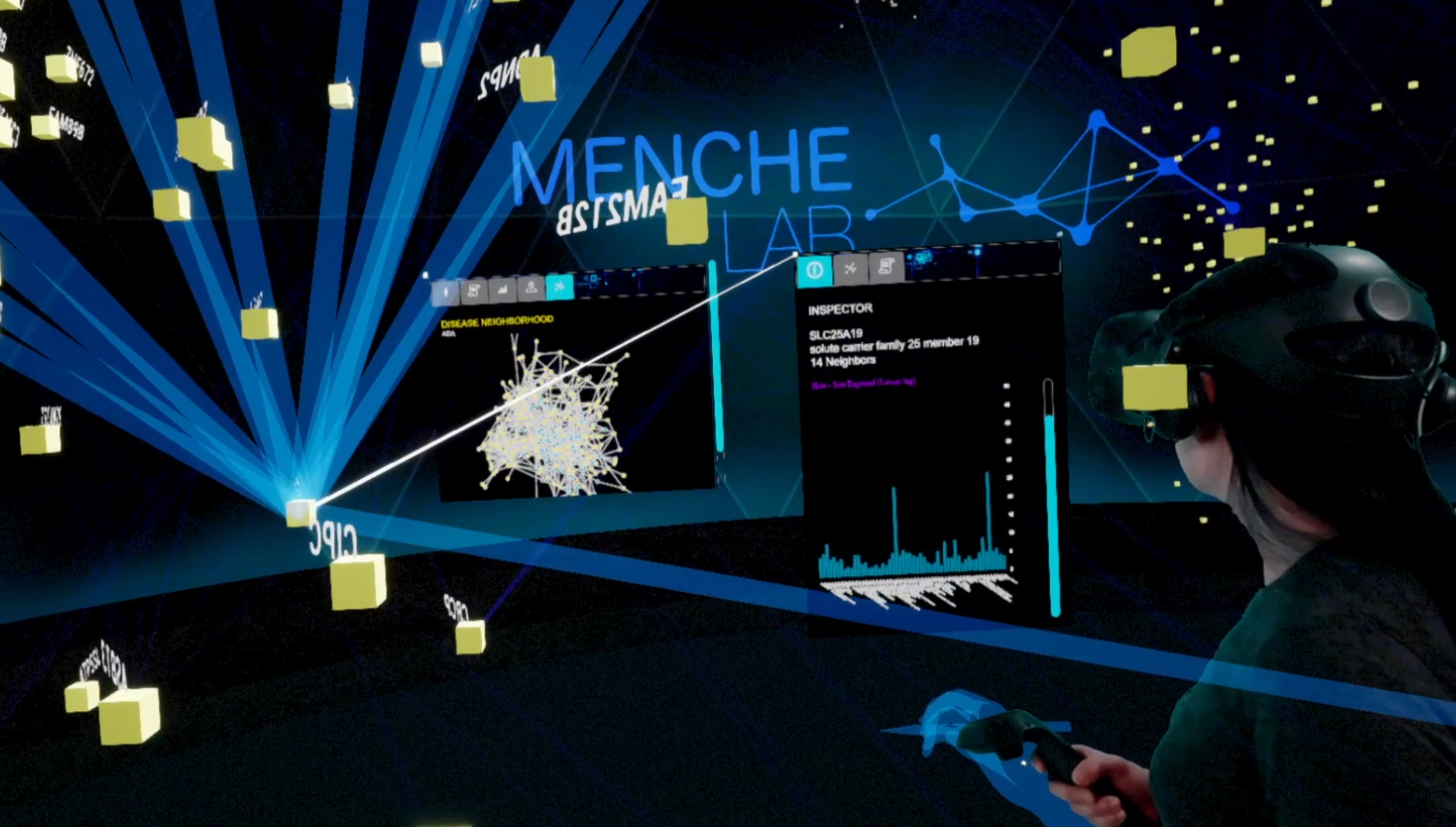 Networks become (virtual) reality