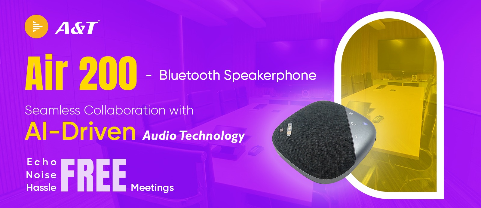 Air 200, AI-driven Bluetooth Speakerphone