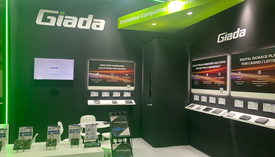 Giada Showcases Next-Generation Gaming and Edge AI Solutions at ICE Barcelona 2026