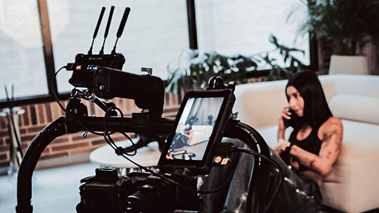 Producción comercial con transmisión de video inalámbrica