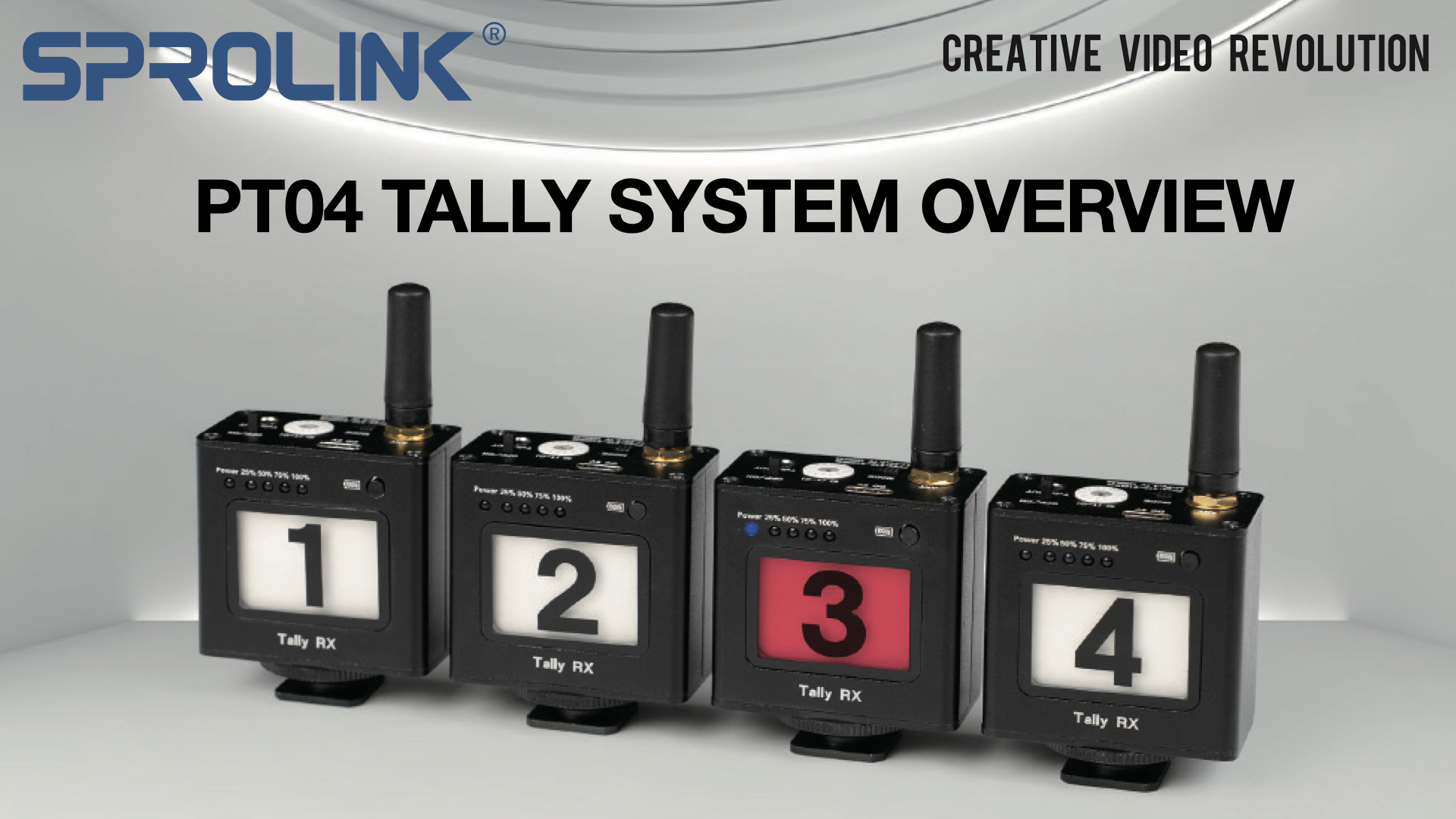 New Sprolink PT04 Tally Light System Overview