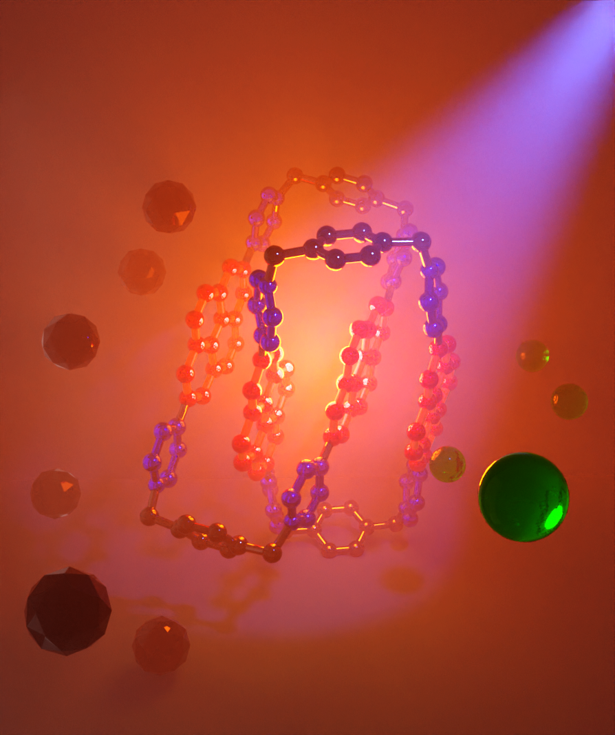 Mechanically interlocked pyrene-based photocatalysts