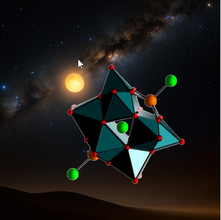 Polyoxometalate functionalization by light-dependent coupled reaction equilibria