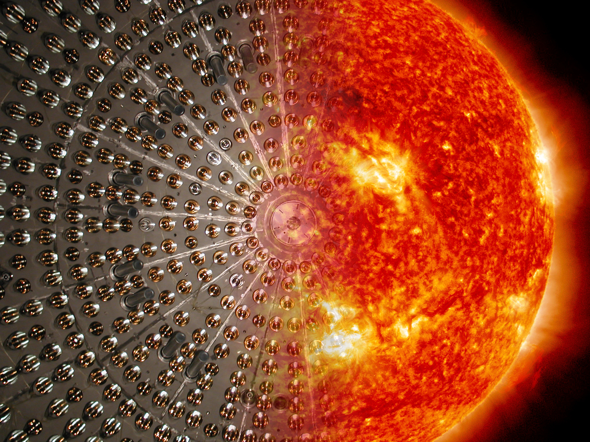 Neutrinos sunny side up