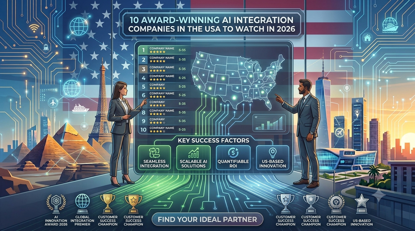 10 Award-Winning AI Integration Companies in the USA to Watch in 2026
